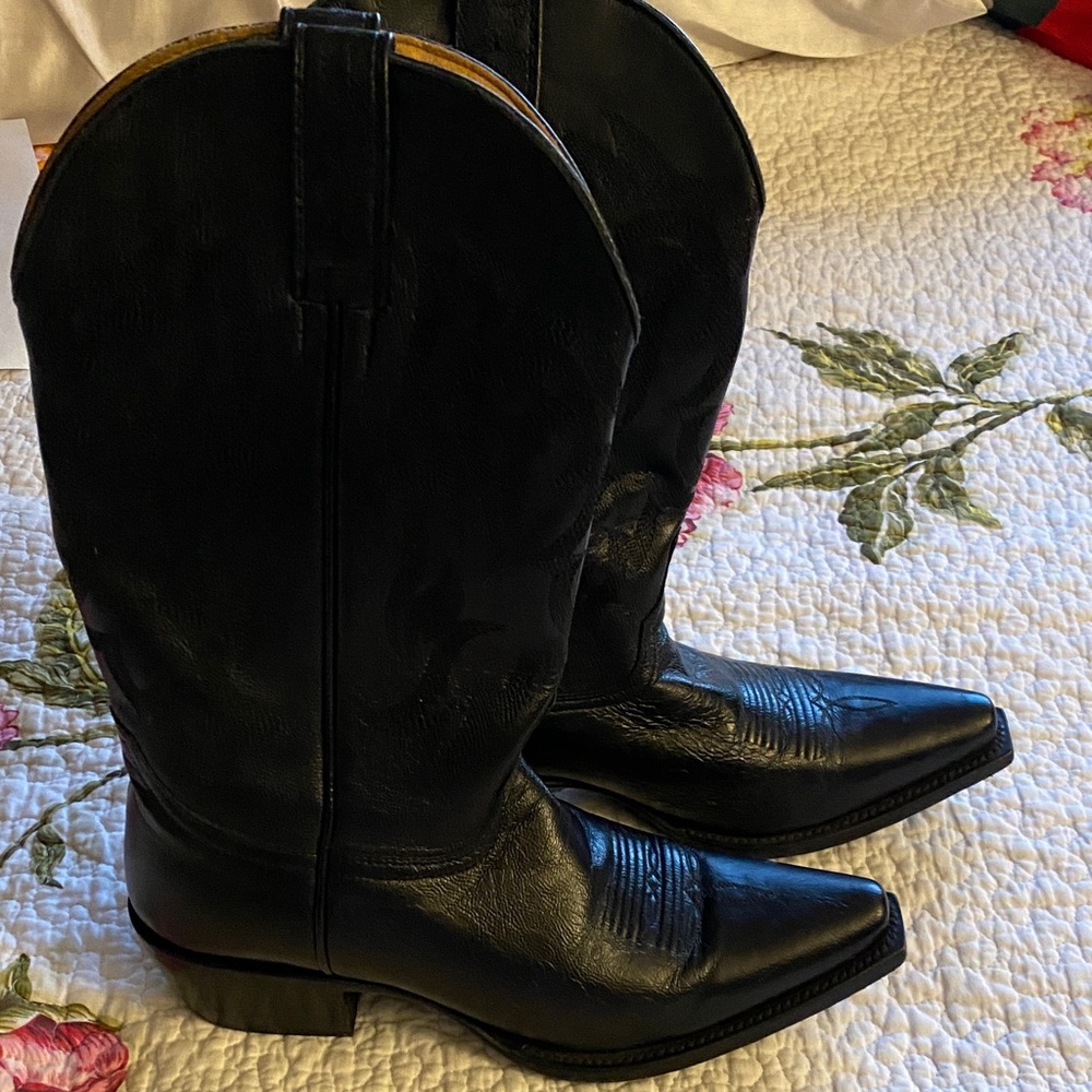 Shyanne Black Western Boots